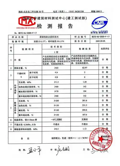 卡富柔韧性防水浆料2