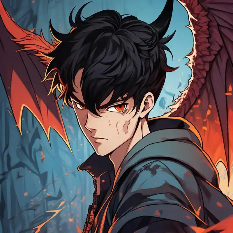 94二次元炫酷恶魔男生头像97 探索二次元的世界,发现炫酷恶魔男生