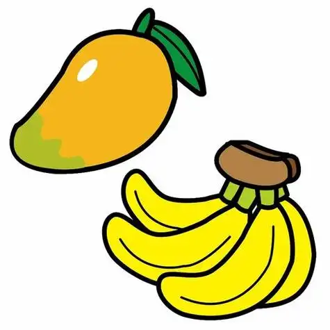 芒果简笔画图片芒果简笔画图片可爱