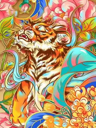 猛虎蔷薇--原创设计