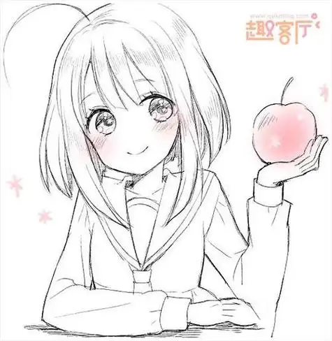 简笔画卡通人物萌 简笔卡通人物可爱图片