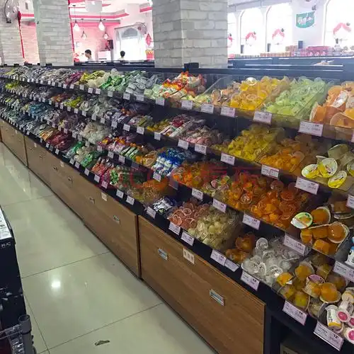 市零食货架散装散称休闲小食品团购便利店干果饼干挂斗式展示柜 层板