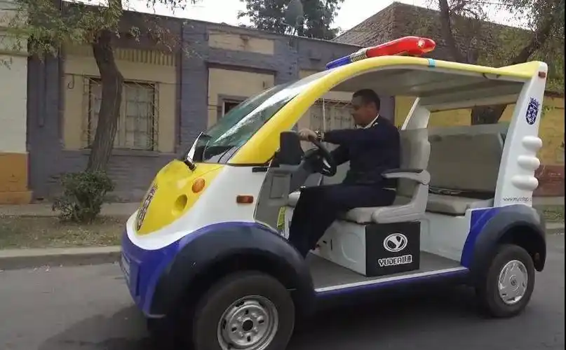 中国制造服务世界安防跃迪警务用车化身智利街市安全站