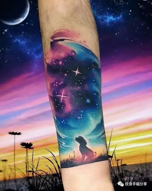 水彩纹身图集(星空)