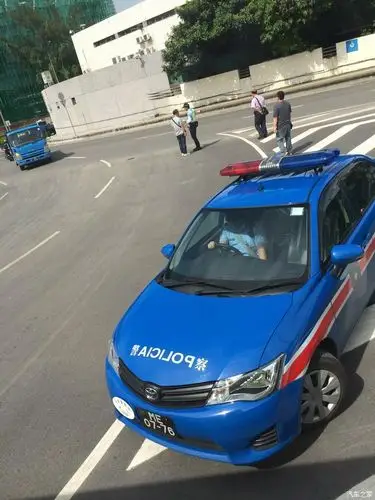 在澳门拍的卡罗拉警车