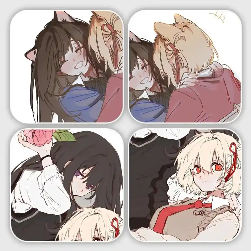 女女情头."我们是比朋友更亲密的关系"#le#动漫情头 #优 - 抖音