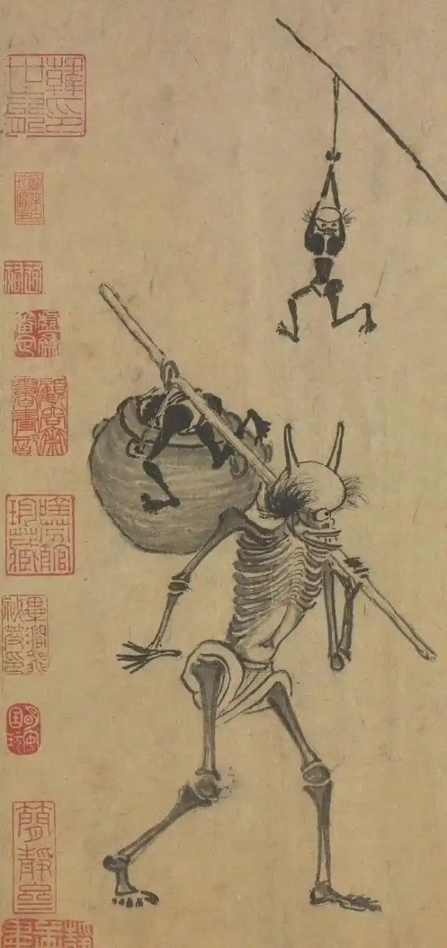 中元节小鬼出游图