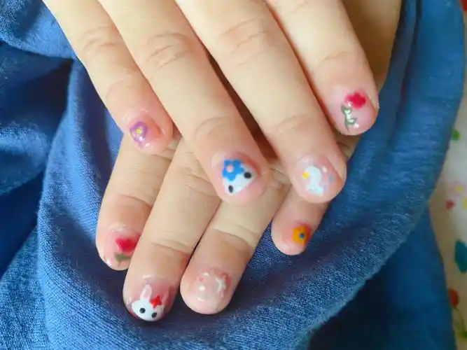 小朋友可爱美甲