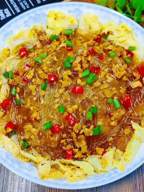 低脂低卡鲜掉眉毛的蒜蓉粉丝娃娃菜60