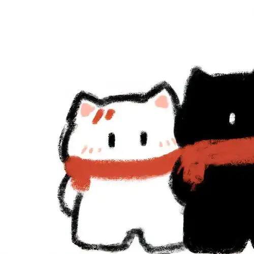 猫咪情侣头像好可爱