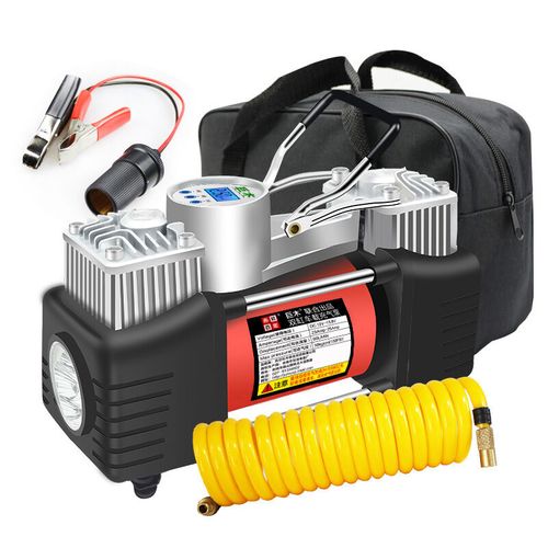 巨木车载充气泵双缸高压电动加气泵货车冲气泵轮胎便携式12v大功