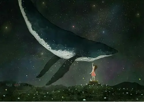 插画,锁屏,壁纸,鲸fr:韩国插画家endmion1