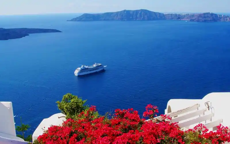 爱琴海自然风景碧海蓝天高清电脑壁纸图片