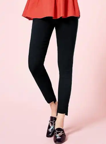 森马打底裤女2018秋季新款黑色显瘦小脚裤子韩版潮修身休闲裤