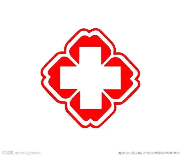 医院红色十字标志图片