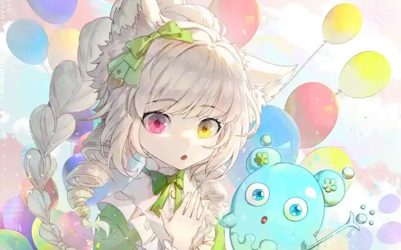 异瞳美少女头像绘制过程