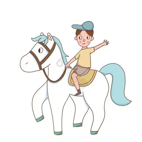 骑白马男孩