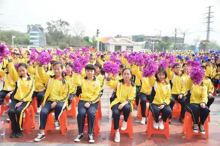 武宣县民族初级中学百日誓师大会