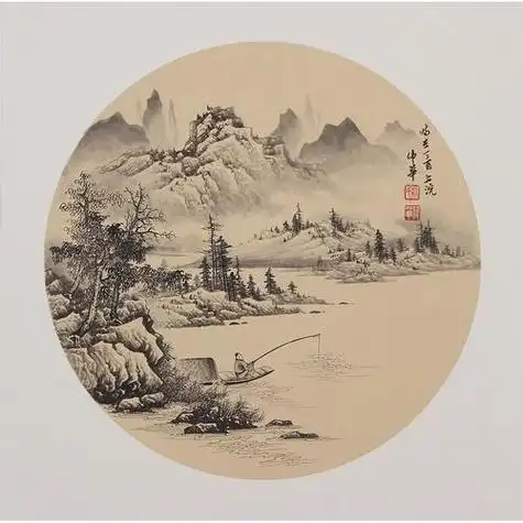 山水画怎么画简单好看简易山水画