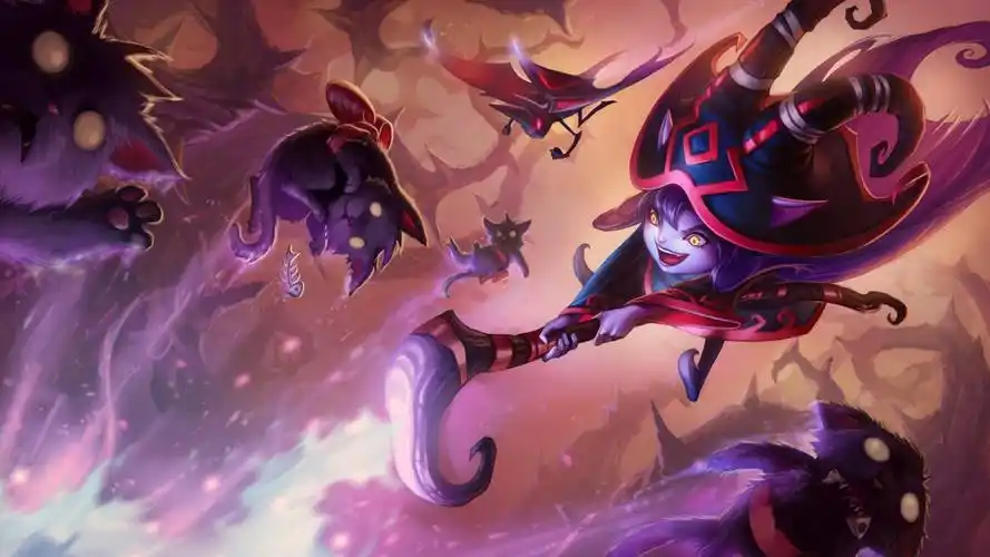 仙灵女巫邪恶女巫璐璐英雄联盟图片