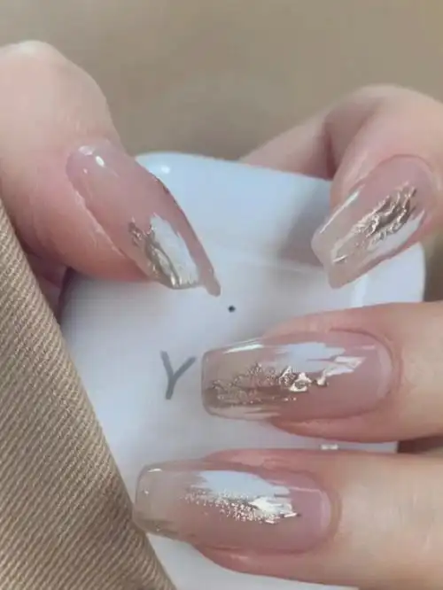 黄黑皮夏日显白美甲