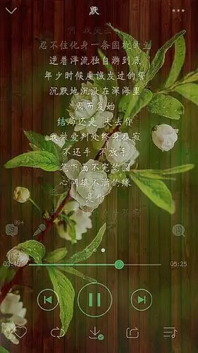 伤感歌词背景控