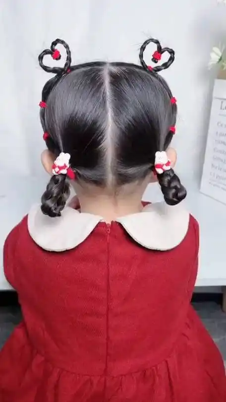 发型教程##儿童编发