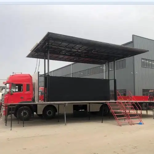 天津大港区62米中型舞台车文体活动表演多面展开推荐