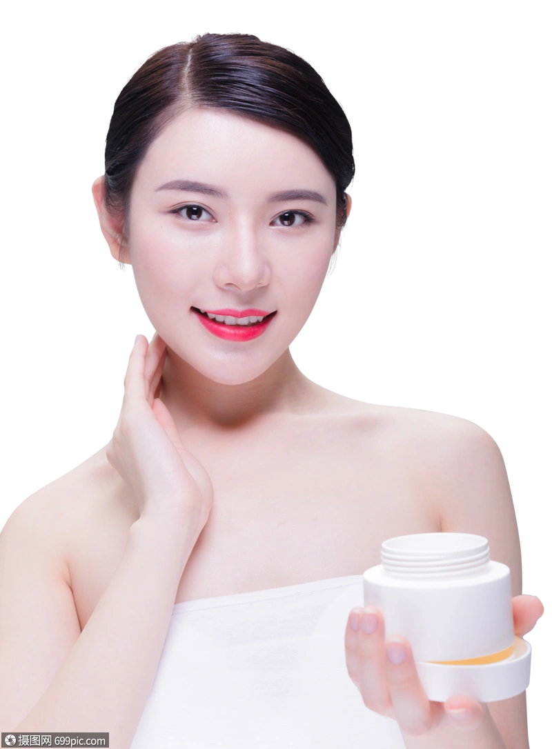 美女护肤人物真人图片