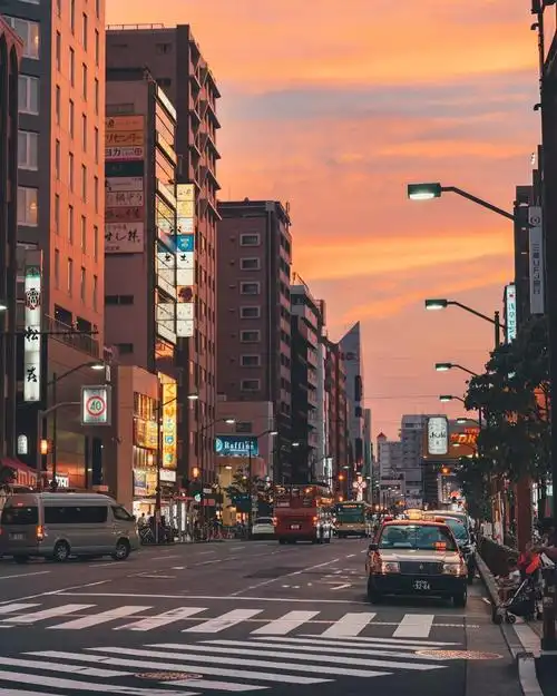 黄昏时的东京,美得不像话!