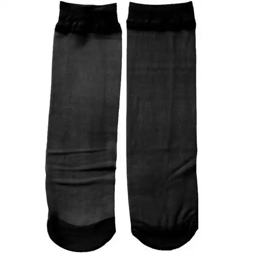 浪莎短丝袜薄脚尖加固夏季透明短袜女袜包芯丝5双装