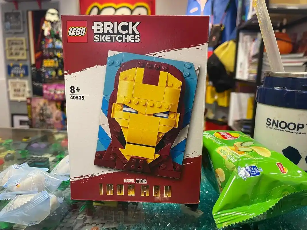 乐高积木素描40535钢铁侠