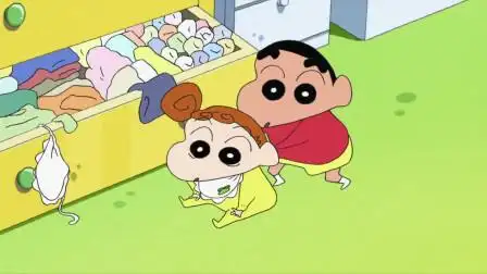 蜡笔小新:真不愧是两兄妹,小新和小葵的表情都一模一样!