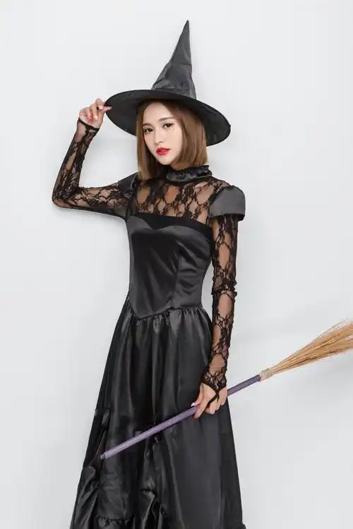 2019 趋势产品万圣节服装成人女巫礼服成人性感角色扮演服装