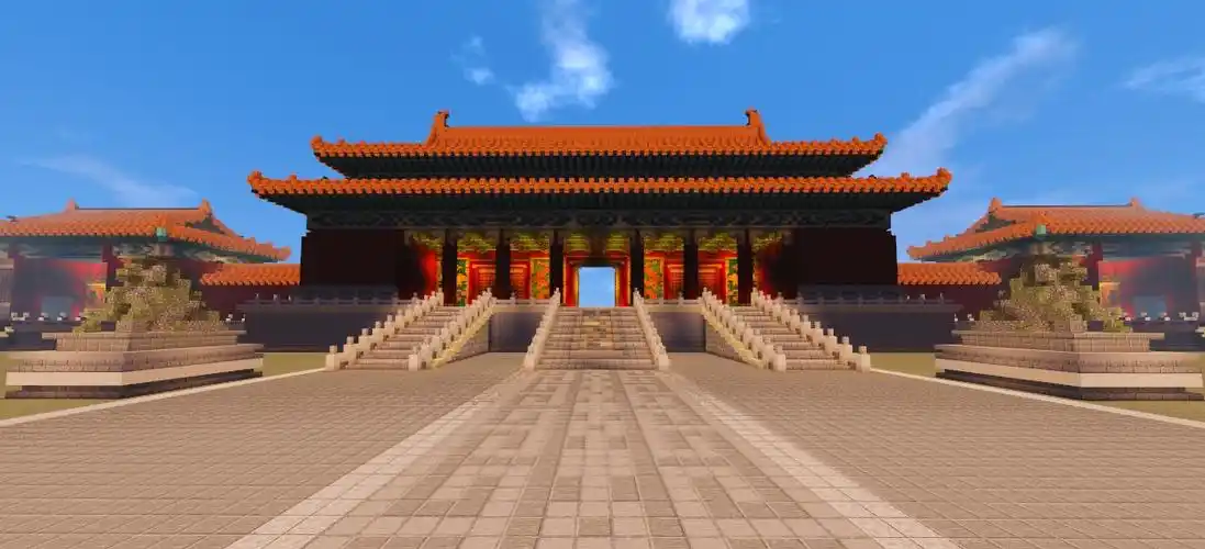 穿越时空感受中式宫殿型建筑的辉煌气派