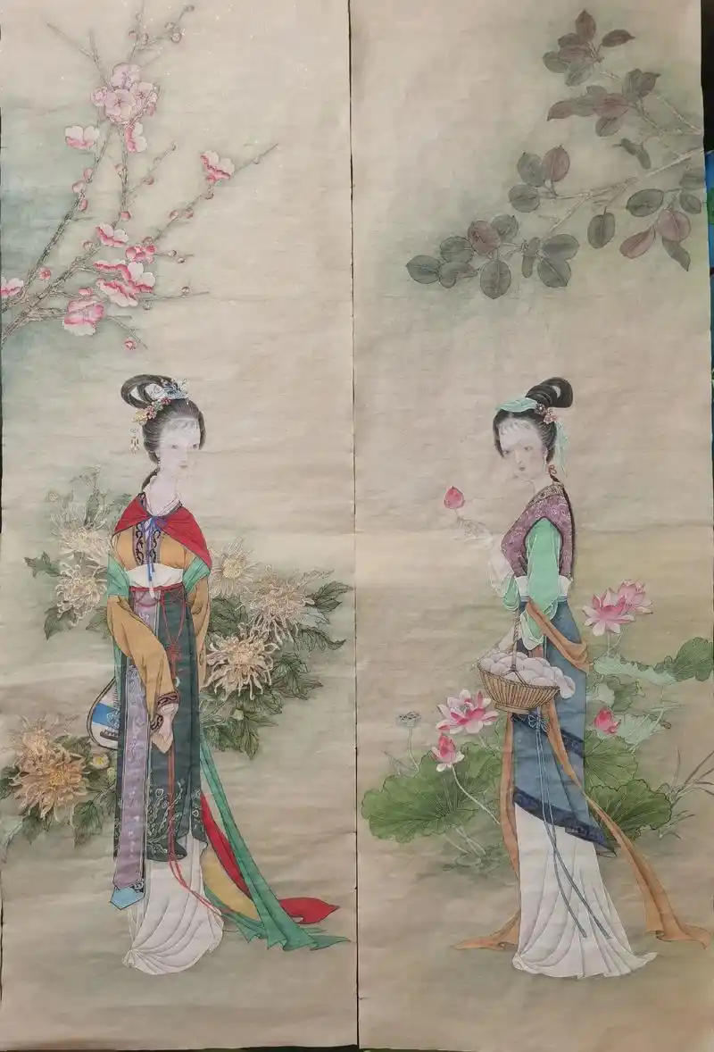 四美图33x102㎝x4