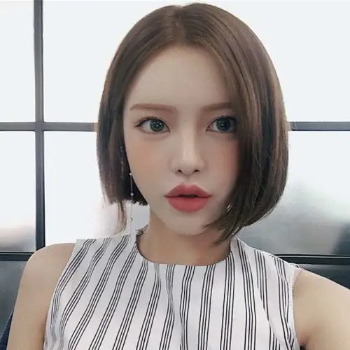 韩版时尚女假发波波头假发头套中分刘海短发bobo头高温丝厂家直销