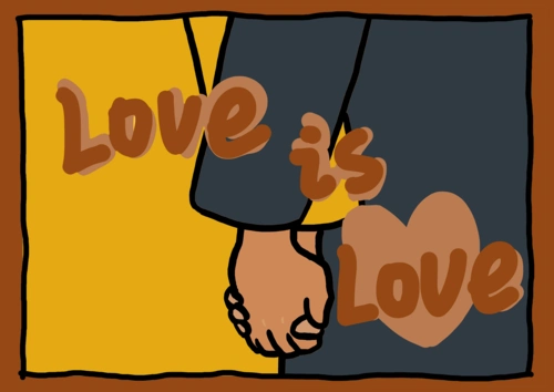 love is love|插画|创作习作|茶味本三 - 原创作品 - 站酷 (zcool)