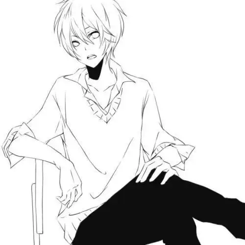 背景人物男生简笔画男生