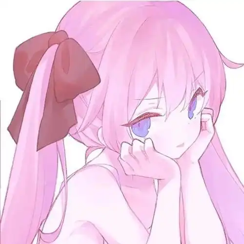 卡通头像丨可爱粉色系少女心卡通动漫女生头像