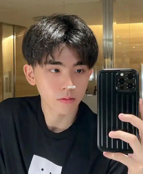 男生碎盖烫烫型不烫卷的发型阳光帅气摩根