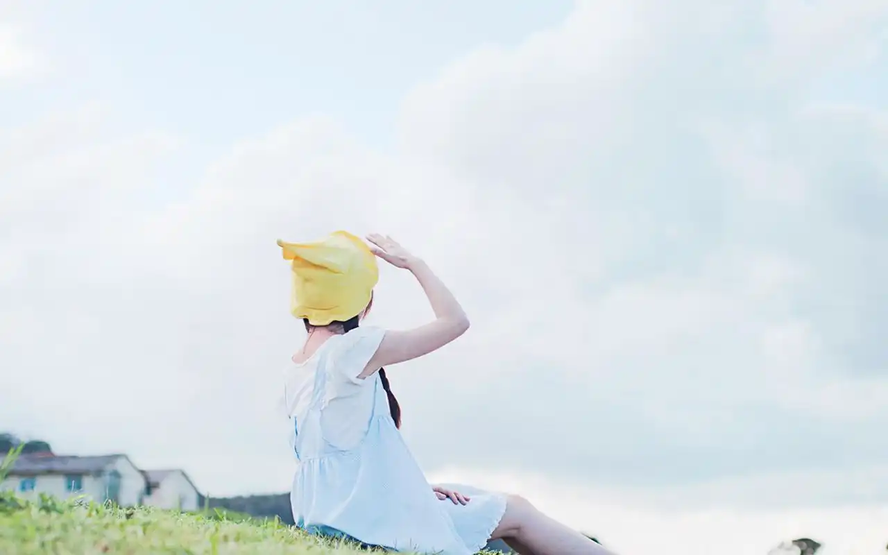 清新森系美女户外写真,清纯美女-美女壁纸