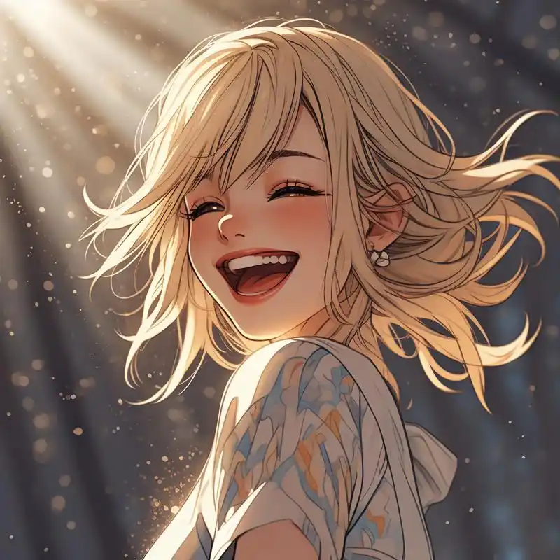 90灿烂笑容女生头像99 来看看这些充满阳光的女生头像吧!