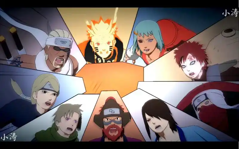 火影忍者,一尾到九尾大合集!帅的嘞!
