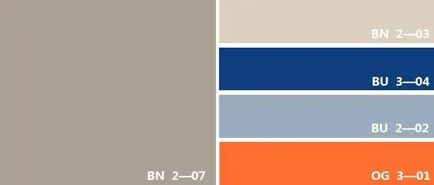 同样是灰褐色的墙面颜色搭配亮白色的天花板,灰褐色的墙面壁纸带着