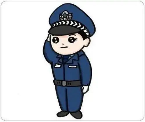 人民警察简笔画教程图片 - 我爱手工网