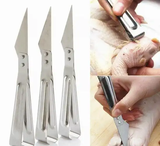 供应信息 其他厨房小工具 不锈钢猪毛夹子拔毛器除鸡毛猪毛镊子除毛钳