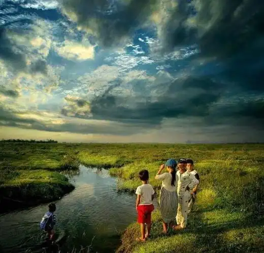 但是在这组照片中,你能看到久违的放牛郎,采茶女,渔夫……,美好的回忆