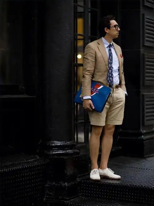 没想到夏天西装裤还可以这么穿