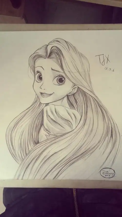 迪士尼长发公主